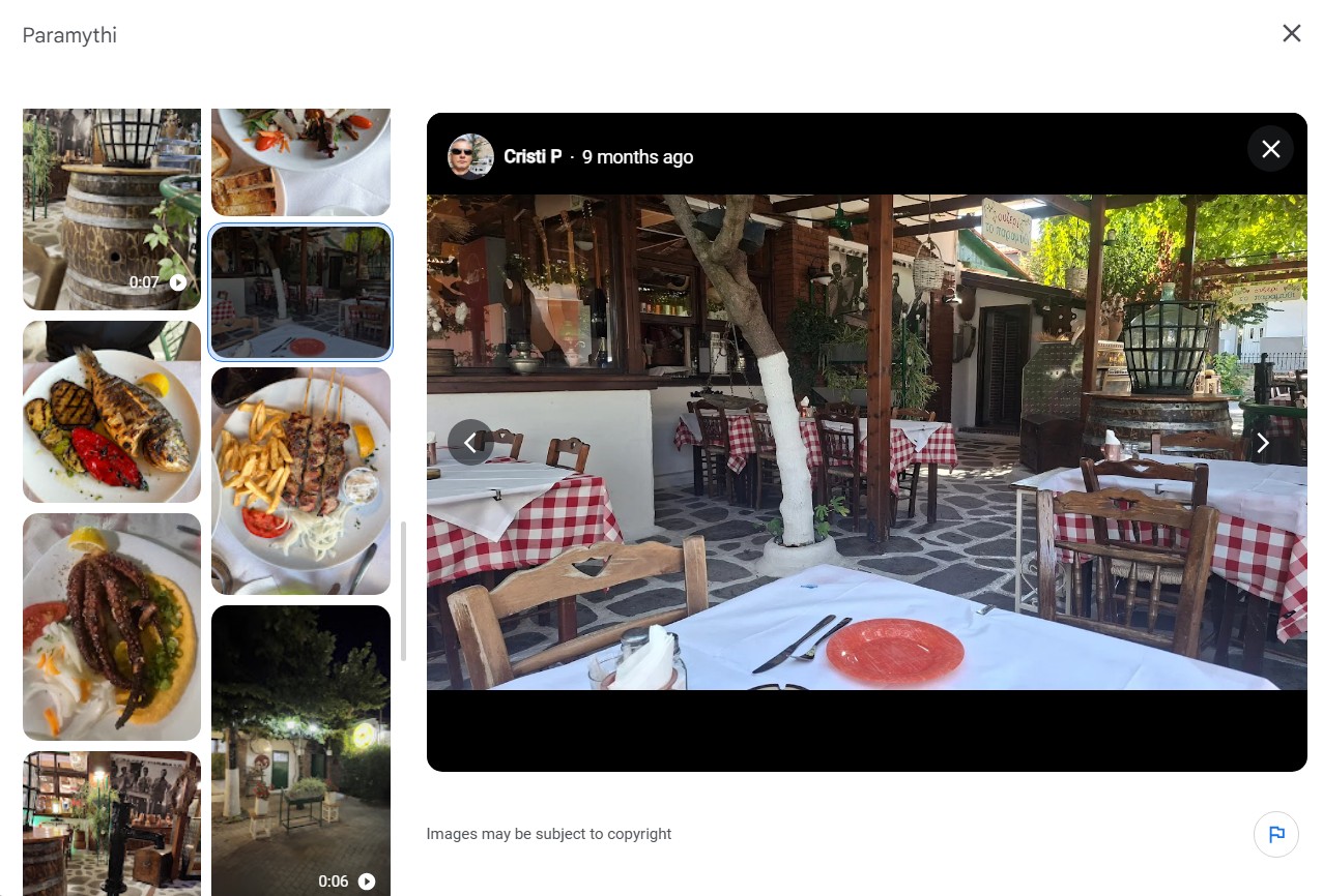 Paramythi traditional taverna Kallithea Chalkidiki